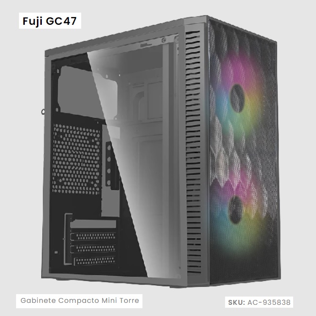 GABINETE GAMER CON CABLEADO