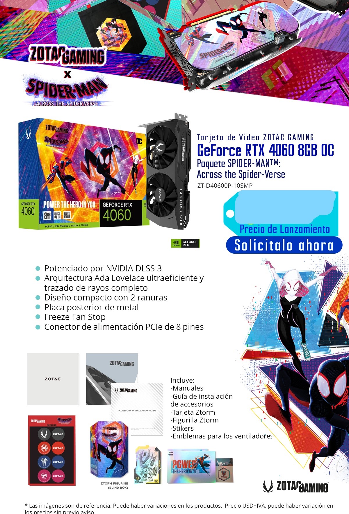  TARJETA DE VÍDEO NUEVA GENERACIÓN NVIDIA GEFORCE RTX-3060 12GB G-DDR6