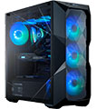 GABINETE GAMING PROFESIONAL CON 3 VENTILADORES RGB, BUEN FLUJO DE AIRE, PREPARADO PARA GESTIÓN DE CABLES, CON VENTANA DE CRISTAL TEMPLADO