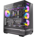 GABINETE, PROFESIONAL CORSAIR CON 3 VENTILADORES ILUMINACIÓN RGB Y GRAN VENTANA, CABLEADO OPTIMIZADO Y EL MEJOR FLUJO DE AIRE *puede variar de acuerdo a existencias*