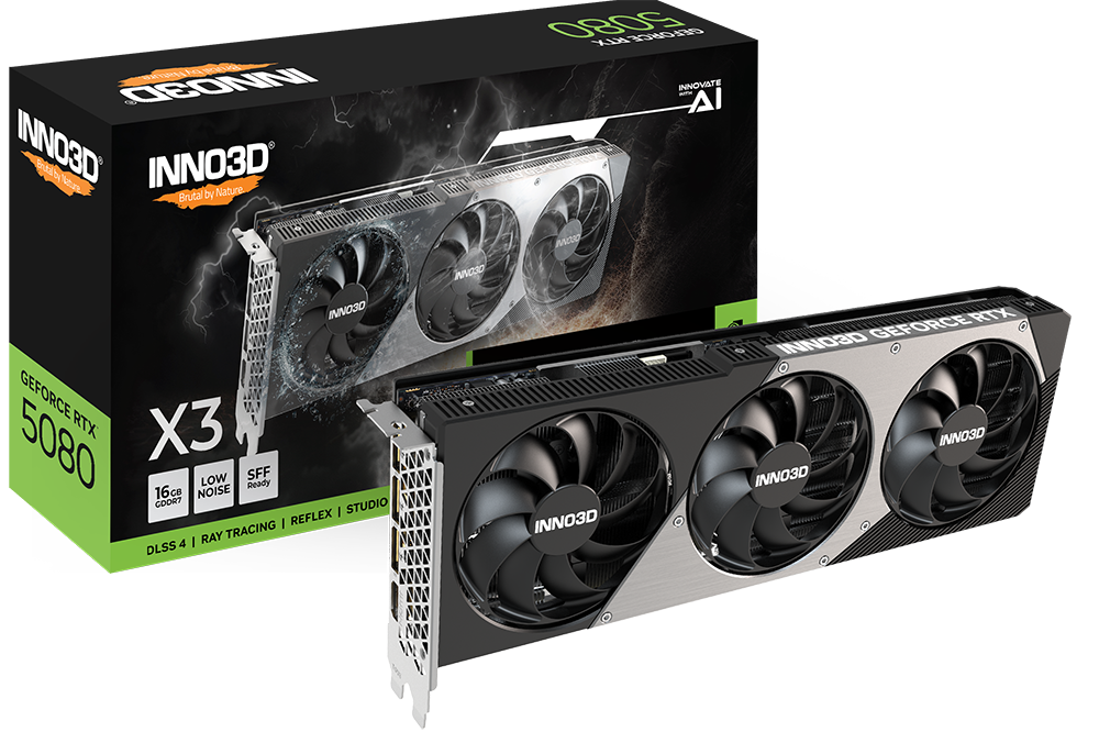 TARJETA DE VÍDEO NUEVA GENERACIÓN NVIDIA GEFORCE RTX-5080 16GB G-DDR7X GAMA ULTRA 256BITS, 10,752 NÚCLEOS CUDA, POTENCIA INCREÍBLE EN 4K 8K Y VR REALIDAD VIRTUAL, CON NÚCLEOS DEDICADOS PARA INTELIGENCIA ARTIFICIAL