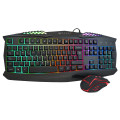 TECLADO GAMER Y MULTIMEDIA, RETROILUMINADO, CON LUZ MOUSE GAMER, CON PRECISION REGULABLE HASTA 3200 DPI