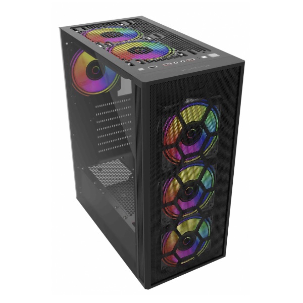 	GABINETE GAMING DRAGON FLY CON 4 VENTILADORES RGB PREPARADO PARA GESTIÓN DE CABLES, CON VENTANA DE CRISTAL TEMPLADO *puede variar de acuerdo a existencias*
