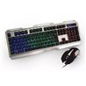 TECLADO Y MOUSE GAMER MULTIMEDIA, 4 MODOS DE COLOR, MOUSE CON PRECISIÓN REGULABLE HASTA 8,000 DPI