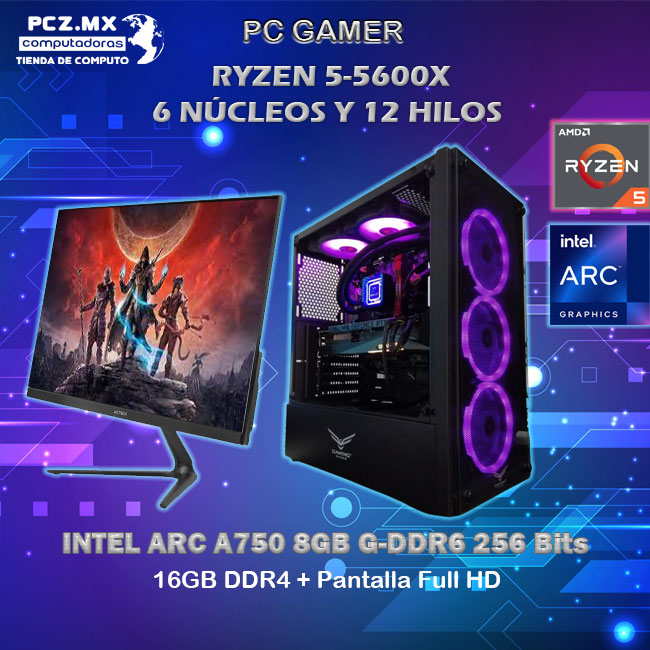 PC Gamer precio; Pantalla junto con un monitor.