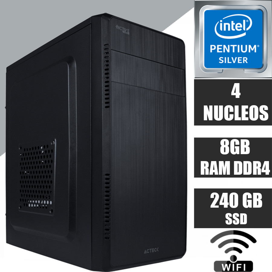 PC INTEL CELERON J3060 MONITOR LED 18.5"