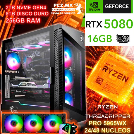 Pc gamer amd ryzen threadripper 5965WX 24 48 NUCLEOS