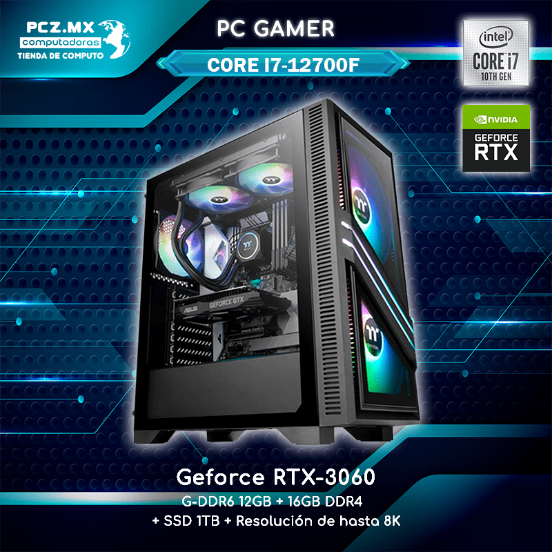 PC Gamer-Core i7-10700F-RTX-3060