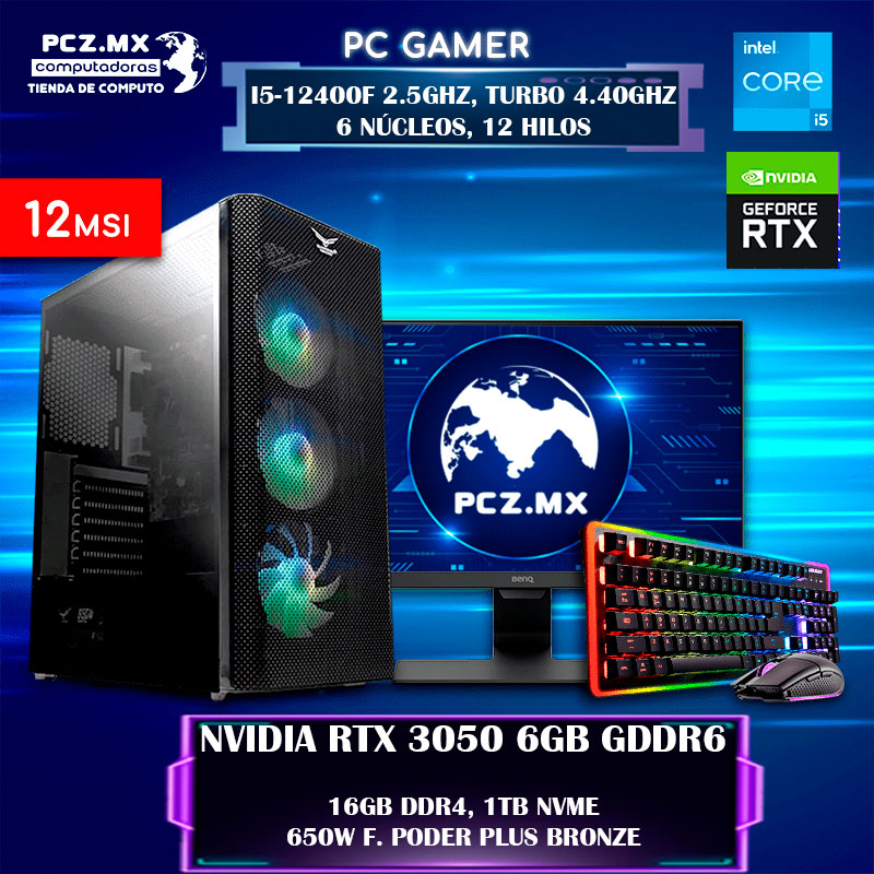 core i5 12400F nvidia RTX 3050 6GB