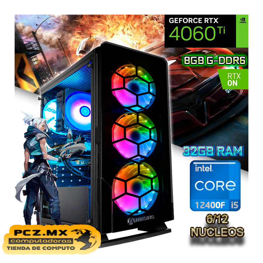 PC GAMER CORE I5-12600KF; Muestra de un producto para computadora gamer.