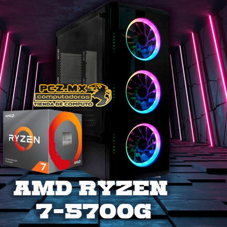CPU GAMER RYZEN 7 5700G 8/16 NÚCLEOS RX VEGA 2GB