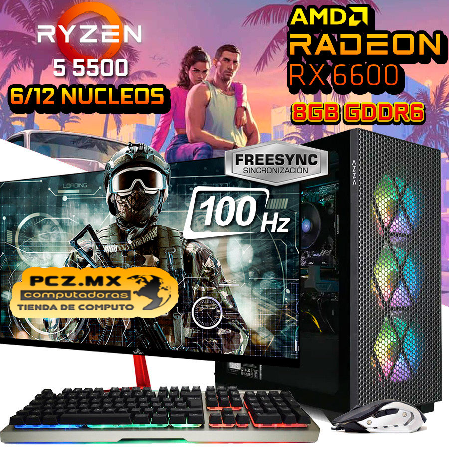PC GAMER RYZEN 5 5500 RX 6500XT