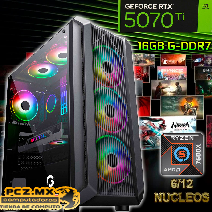 PC RYZEN 5 7600X; Especificaciones de una workstation.