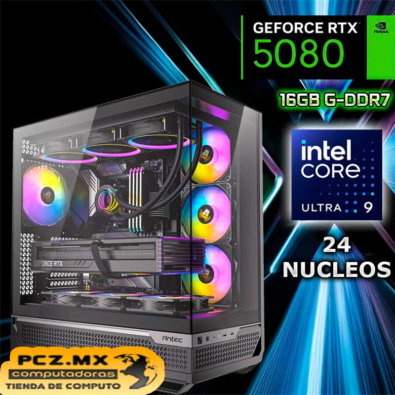 PC PROFESIONAL XTREME INTEL core ultra 9 285k 24 NUCLEOS NVIDIA RTX-5080
