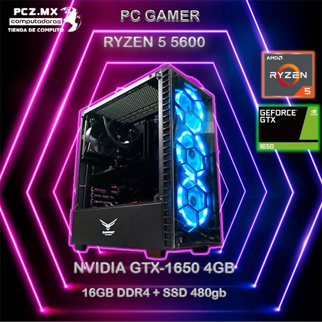 Pc gamer AMD RYZEN 5 5600 GTX 1650