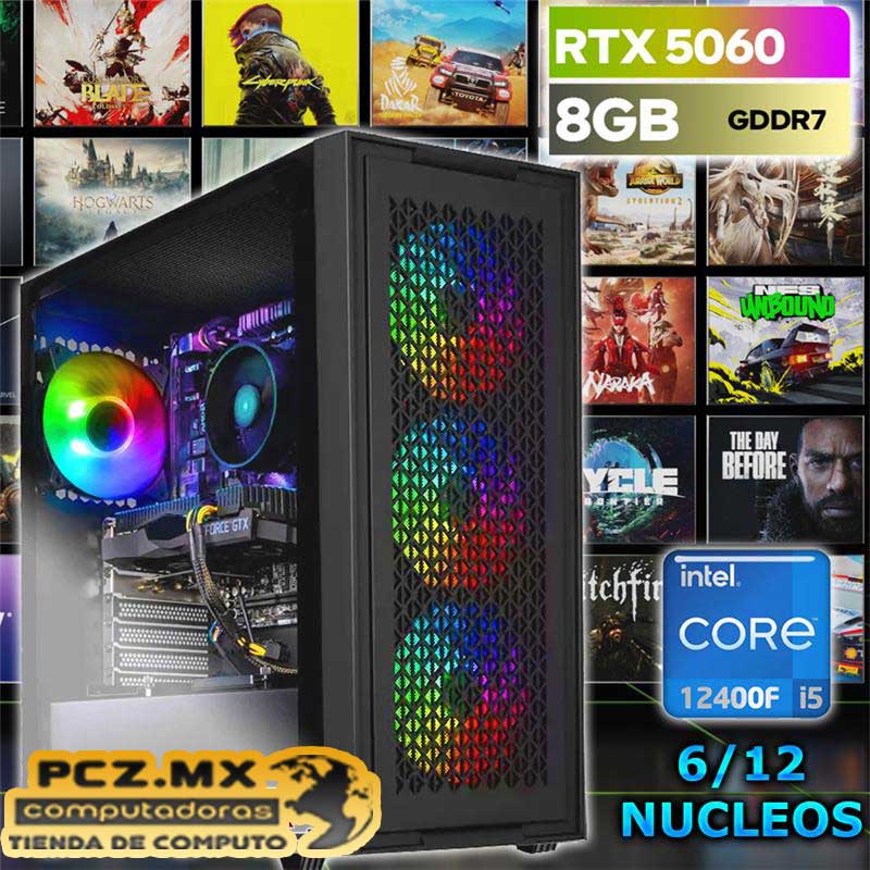 PC GAMER CORE I5 6/12 NÚCLEOS NVIDIA RTX-5060