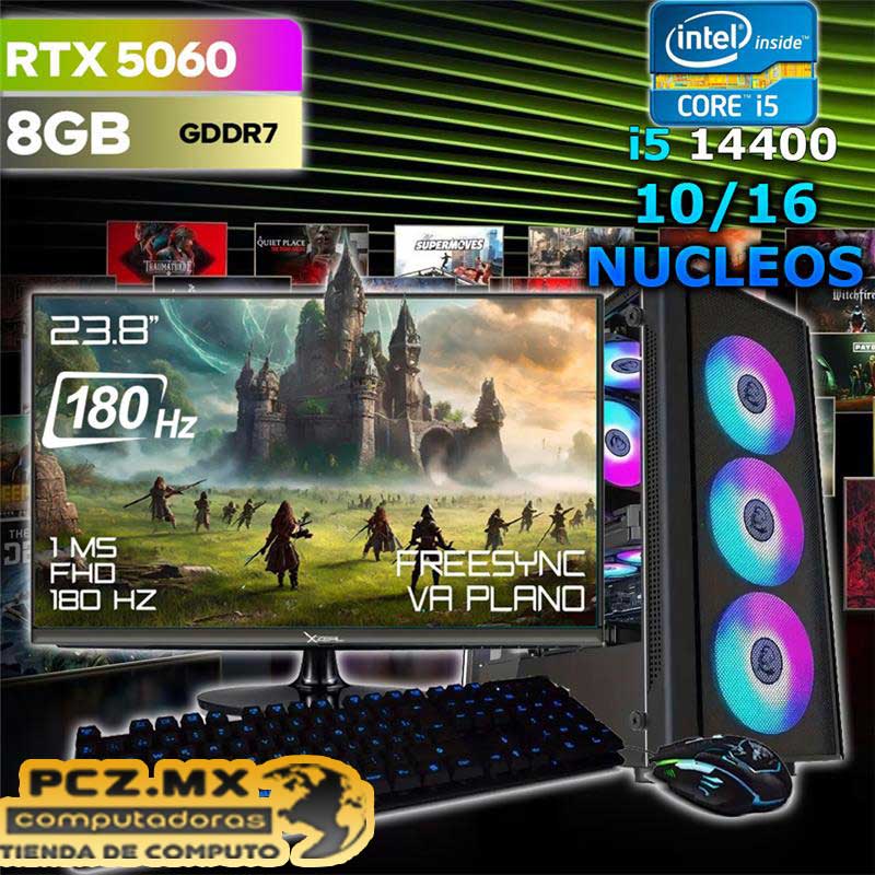 PC GAMER CORE I5 14400 NUEVA 10/16 NÚCLEOS NVIDIA RTX-5060