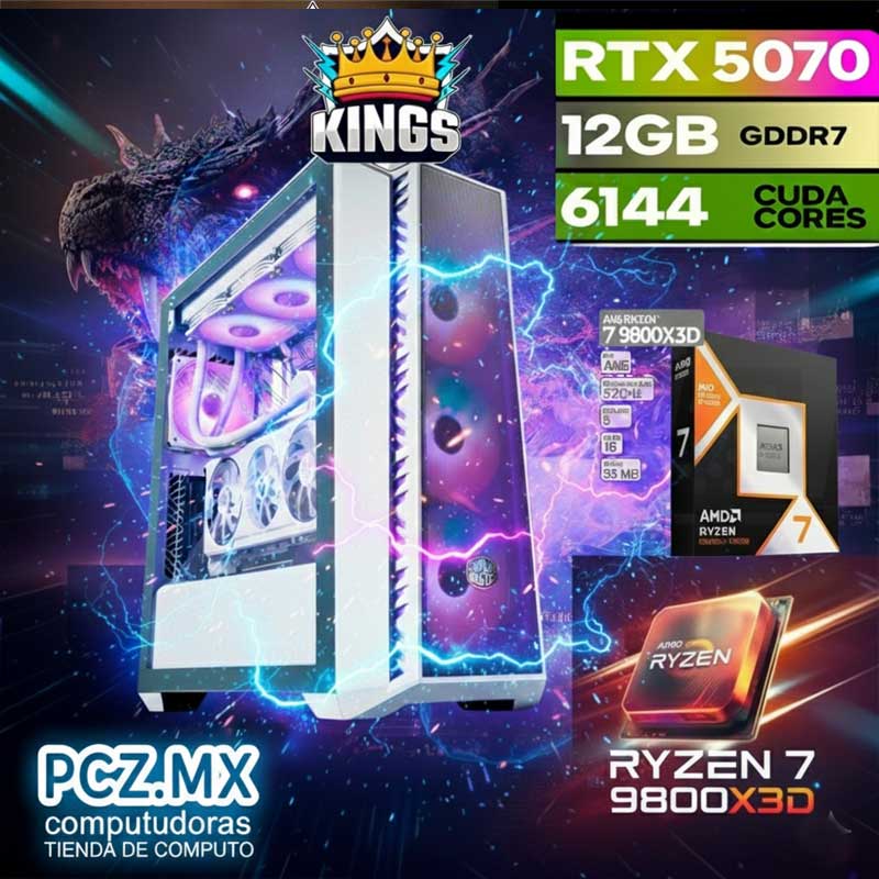 WORKSTATION PC RYZEN 7 9800X3D RTX-5070 