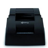 Mini impresora térmica de color negro marca Black Ecco modelo BB90